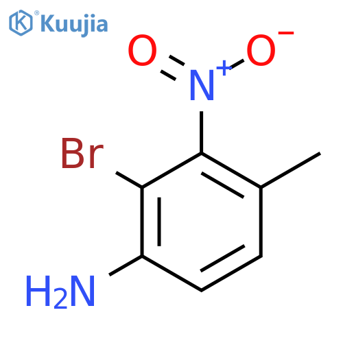 2-Bromo-4-methyl-3-nitroaniline structure
