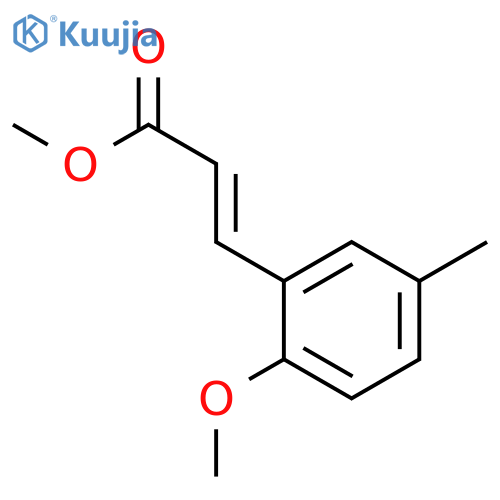 methyl (2E)-3-(2-methoxy-5-methylphenyl)prop-2-enoate structure