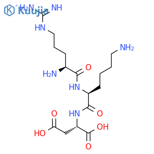 L-Aspartic acid,L-arginyl-L-lysyl- structure