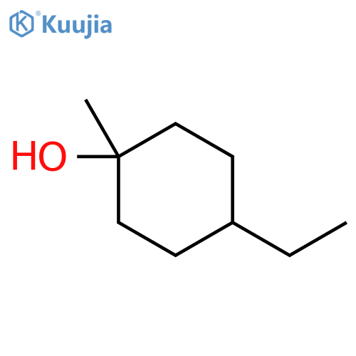4-ethyl-1-methylcyclohexan-1-ol structure