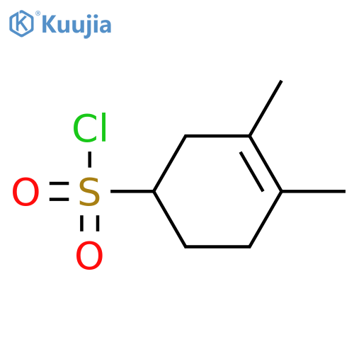3,4-dimethylcyclohex-3-ene-1-sulfonyl chloride structure