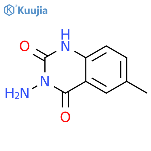 2,4(1H,3H)-QUINAZOLINEDIONE, 3-AMINO-6-METHYL- structure