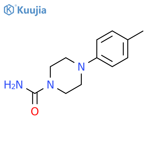 4-(4-methylphenyl)-1-Piperazinecarboxamide structure