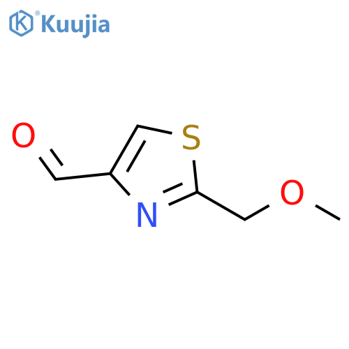 2-(methoxymethyl)-1,3-thiazole-4-carbaldehyde structure