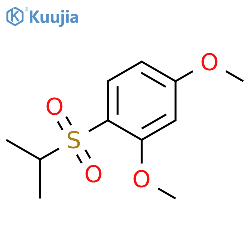 Benzene, 2,4-dimethoxy-1-[(1-methylethyl)sulfonyl]- structure