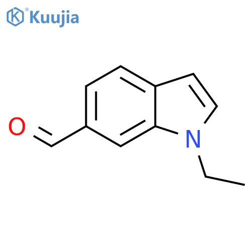 1-Ethyl-1H-indole-6-carbaldehyde structure