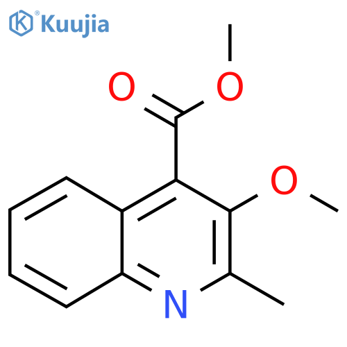 Methyl 3-methoxy-2-methylquinoline-4-carboxylate structure