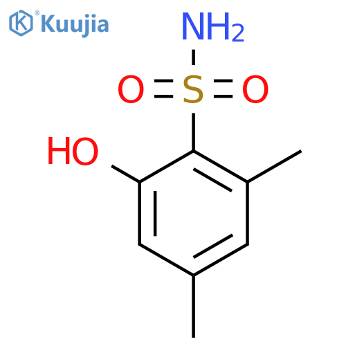 2,4-Dimethyl-6-hydroxybenzenesulfonamide structure