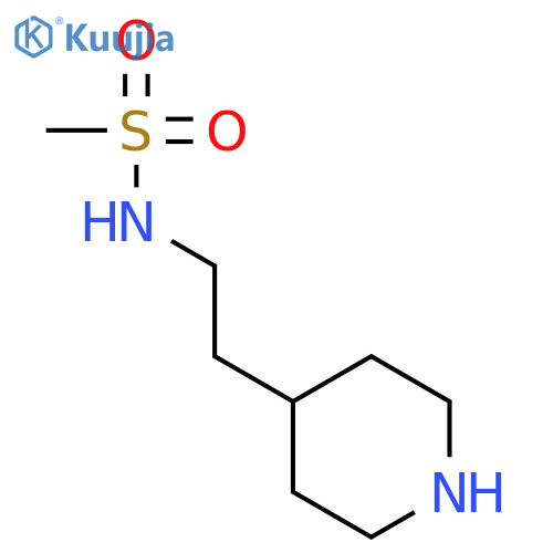 N-(2-(Piperidin-4-yl)ethyl)methanesulfonamide structure