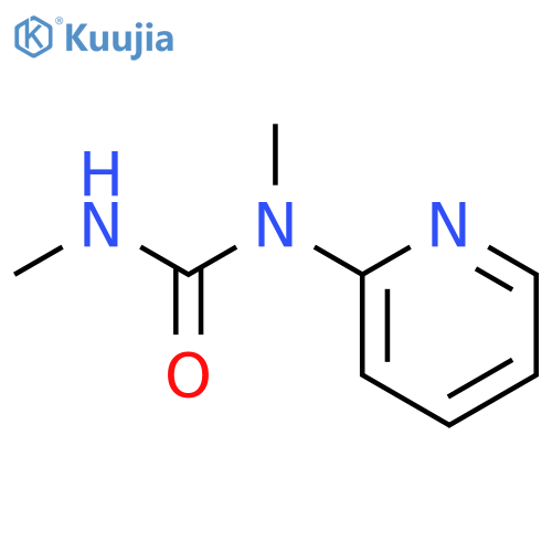 UREA, N,N'-DIMETHYL-N-2-PYRIDINYL- structure