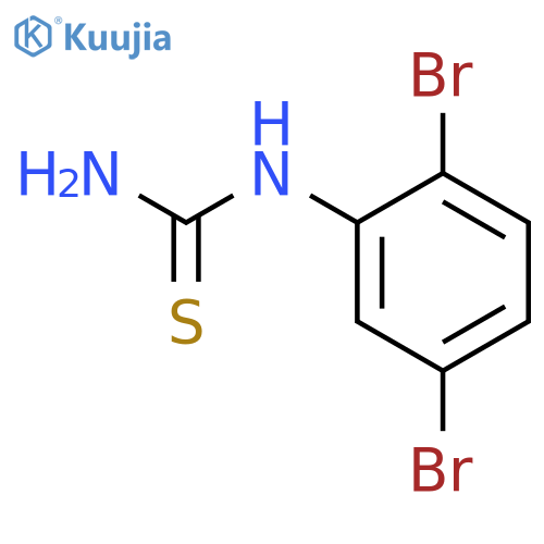 1-(2,5-Dibromophenyl)thiourea structure