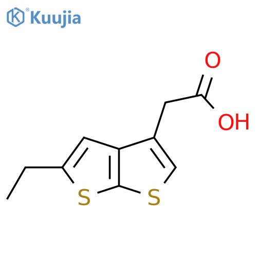 2-{5-Ethylthieno2,3-bthiophen-3-yl}acetic Acid structure