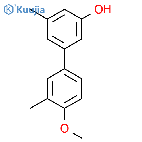 5-(4-Methoxy-3-methylphenyl)-3-methylphenol structure