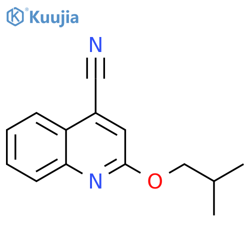 4-Quinolinecarbonitrile,2-(2-methylpropoxy)- structure