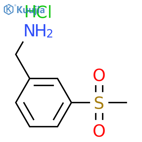 3-Methylsulfonylbenzylamine Hydrochloride structure