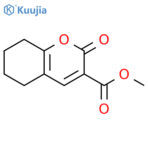 Methyl 2-oxo-5,6,7,8-tetrahydro-2H-chromene-3-carboxylate structure