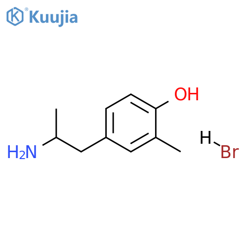 4-(2-Aminopropyl)-2-methyl-phenol Hydrobromide structure