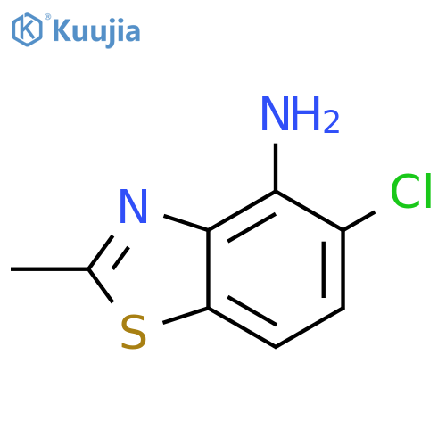 5-chloro-2-methyl-1,3-benzothiazol-4-amine structure