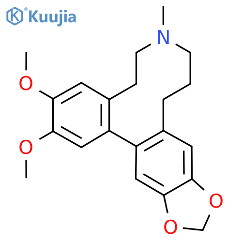 2,3-dimethoxy-7-methyl-5,6,7,8,9,10-hexahydrobenzo[d][1,3]benzodioxolo[5,6-f]azecine structure