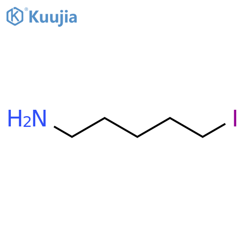1-Pentanamine, 5-iodo- structure
