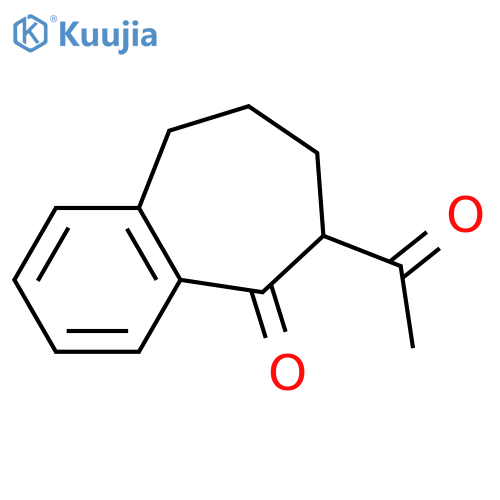 6-acetyl-6,7,8,9-tetrahydro-5H-benzo7annulen-5-one structure
