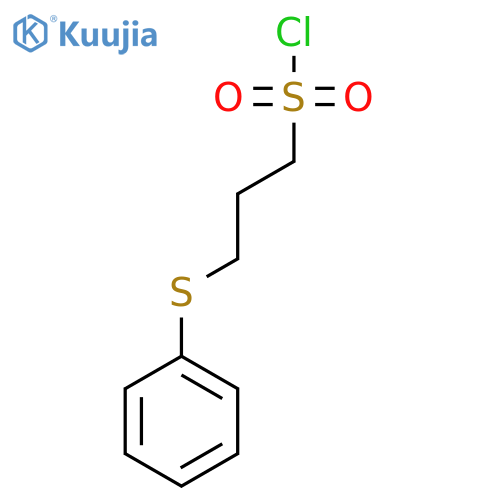 3-(Phenylsulfanyl)propane-1-sulfonyl chloride structure