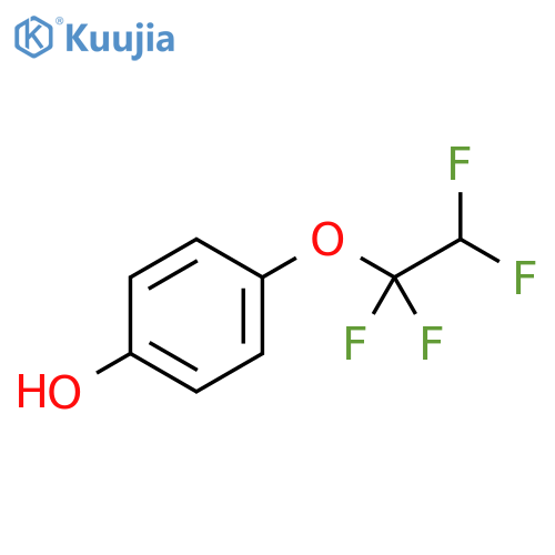 Phenol, 4-(1,1,2,2-tetrafluoroethoxy)- structure