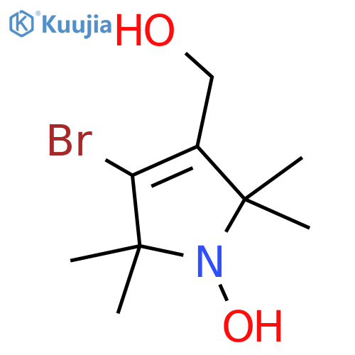 4-Bromo-3-hydroxymethyl-1-oxyl-2,2,5,5-tetramethyl-δ3-pyrroline structure