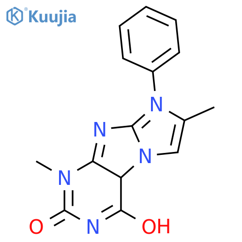 1,7-dimethyl-8-phenyl-1H,2H,3H,4H,8H-imidazo1,2-gpurine-2,4-dione structure