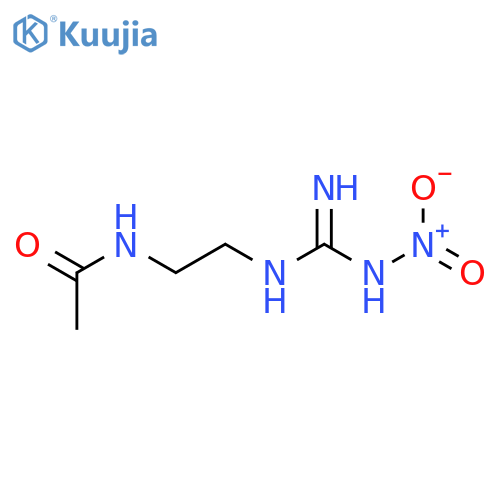 Acetamide,N-[2-[[imino(nitroamino)methyl]amino]ethyl]- structure