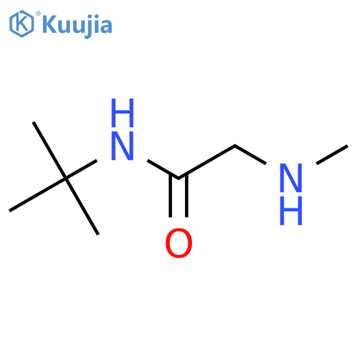 N-(tert-butyl)-2-(methylamino)acetamide structure