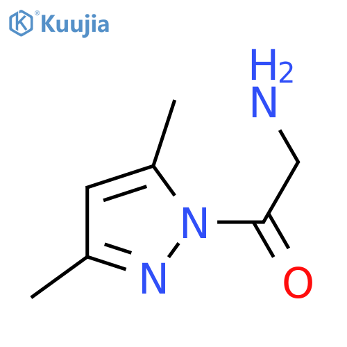 Ethanone,2-amino-1-(3,5-dimethyl-1H-pyrazol-1-yl)- structure