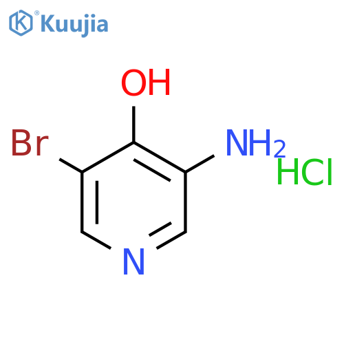 3-Amino-5-bromopyridin-4-ol hydrochloride structure