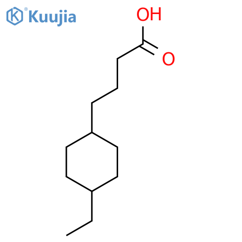 4-(4-Ethylcyclohexyl)butanoic acid structure