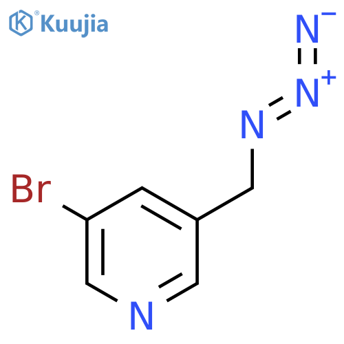 3-(azidomethyl)-5-bromopyridine structure