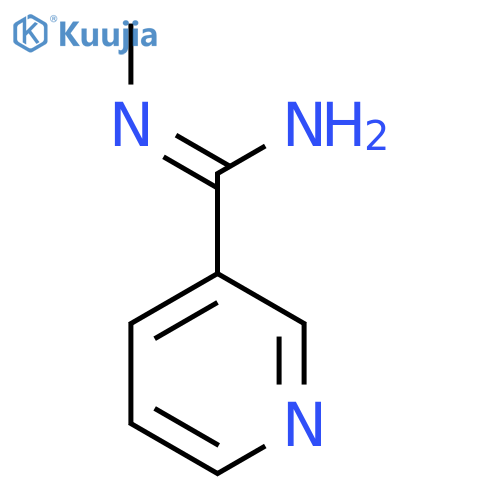 N'-methylpyridine-3-carboximidamide structure
