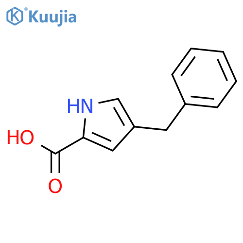 4-benzyl-1H-pyrrole-2-carboxylic acid structure