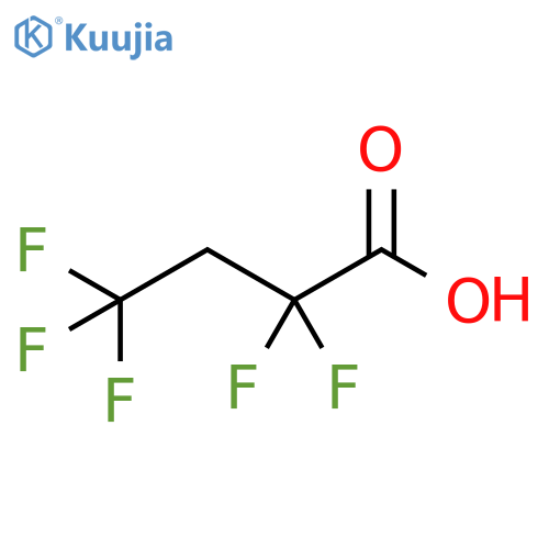 2,2,4,4,4-pentafluorobutanoic acid structure
