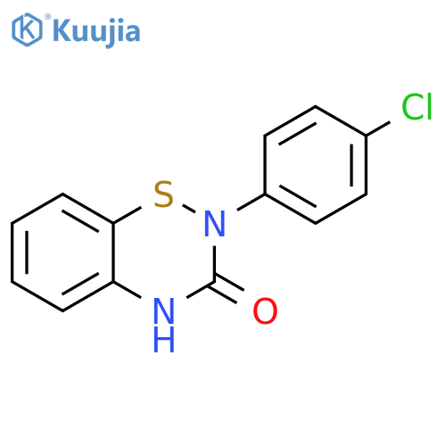 2H-1,2,4-Benzothiadiazin-3(4H)-one, 2-(4-chlorophenyl)- structure