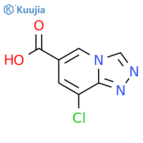 8-Chloro-[1,2,4]triazolo[4,3-a]pyridine-6-carboxylic acid structure