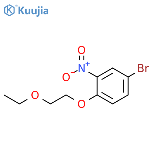 4-bromo-1-(2-ethoxyethoxy)-2-nitrobenzene structure