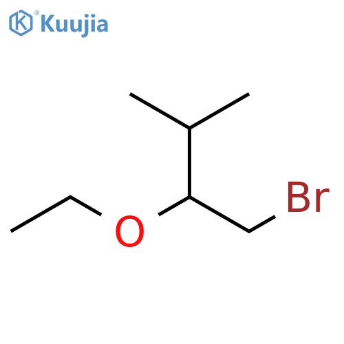 1-BROMO-2-ETHOXY-3-METHYLBUTANE structure