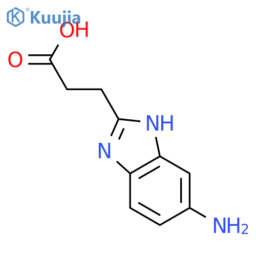 6-amino-1H-Benzimidazole-2-propanoic acid structure