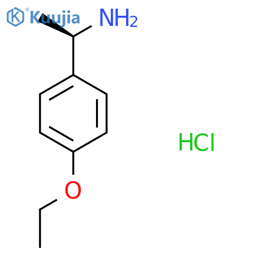 (1R)-1-(4-ethoxyphenyl)ethanamine;hydrochloride structure