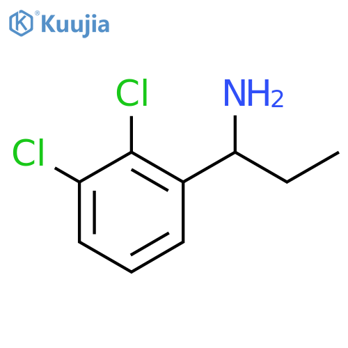 Benzenemethanamine, 2,3-dichloro-α-ethyl- structure