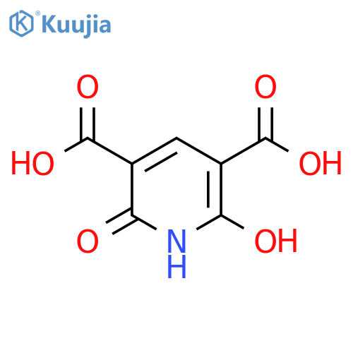 2,6-dihydroxypyridine-3,5-dicarboxylic acid structure