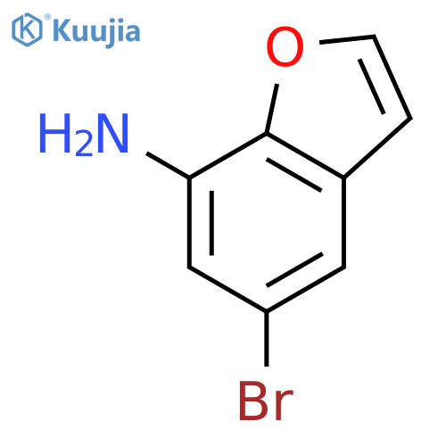 5-bromobenzofuran-7-amine structure