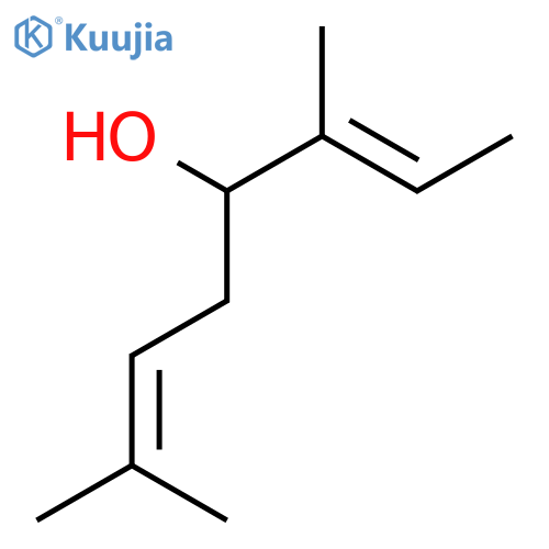 (E)-3,7-dimethyl-2,6-octadien-4-ol structure