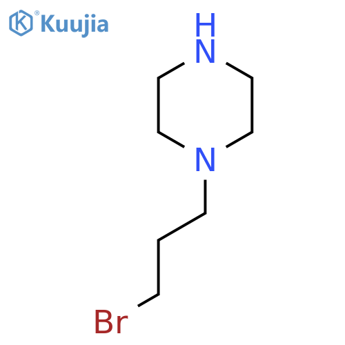 1-(3-Bromopropyl)piperazine structure