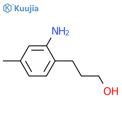 3-(2-Amino-4-methylphenyl)propan-1-ol structure